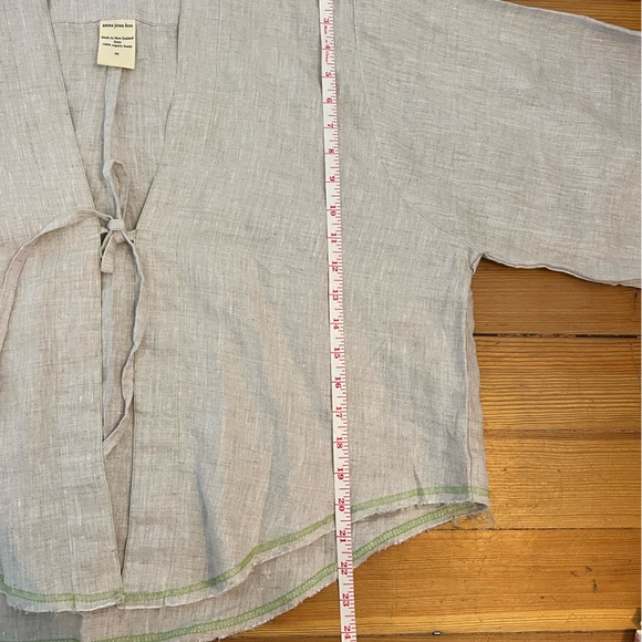 Anna Jean Kos Linen Cirrus Blouse - Picture 7 of 8